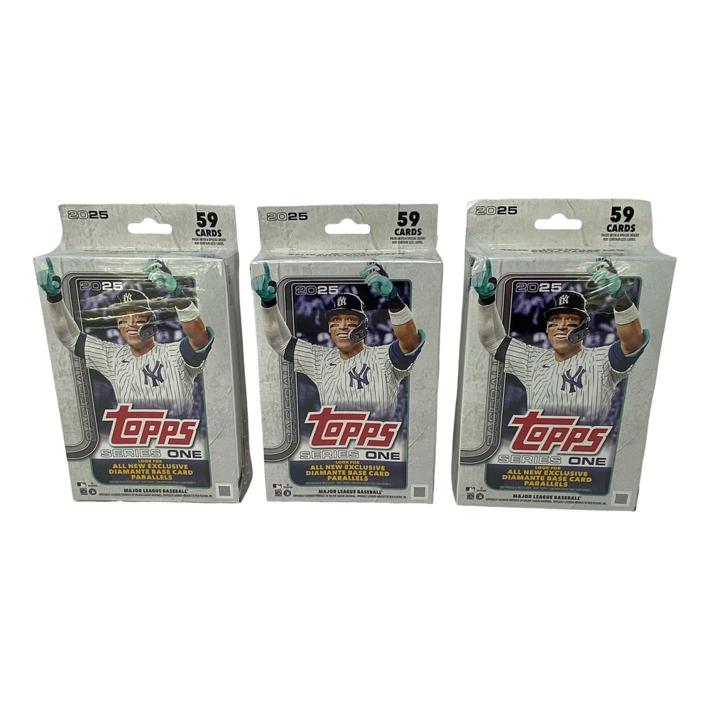 (LOT OF 3) 2025 Topps Series 1 One Baseball Hanger Boxes NEW Factory Sealed